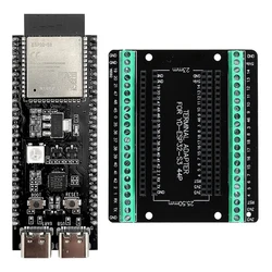 ESP32 S3 Development Board with Expansion Adapter BT 2.4G Wifi Module Type-C ESP32-S3-DevKitC-1 8MB PSRAM N16R8 44Pin CP2102