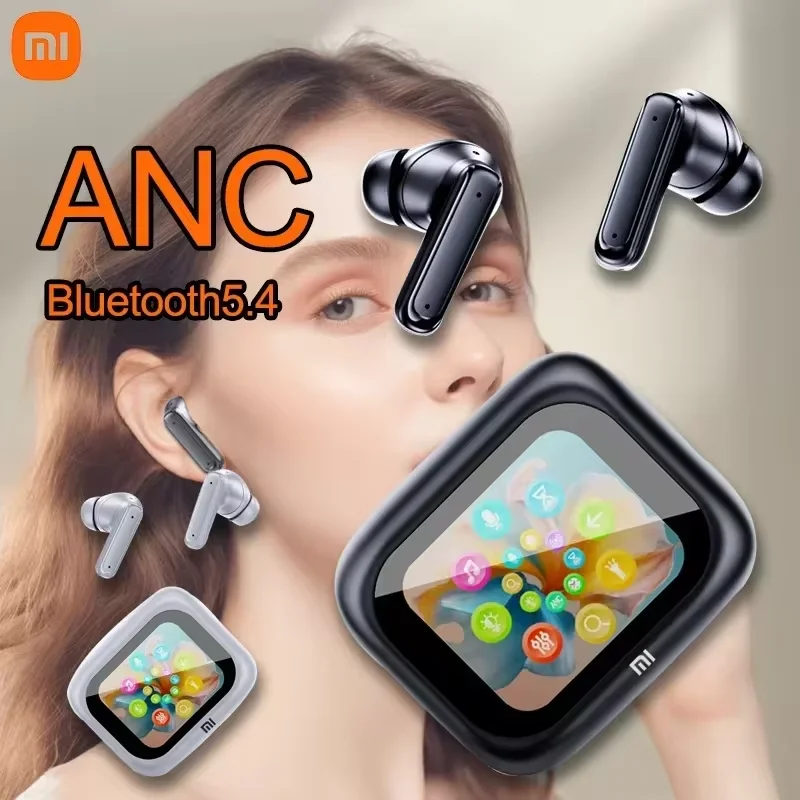 Xiaomi E18 Pro Noise Cancellation Wireless Bluetooth Earphones Touch Screen Visible Sport Earphones Waterproof Gaming Headset