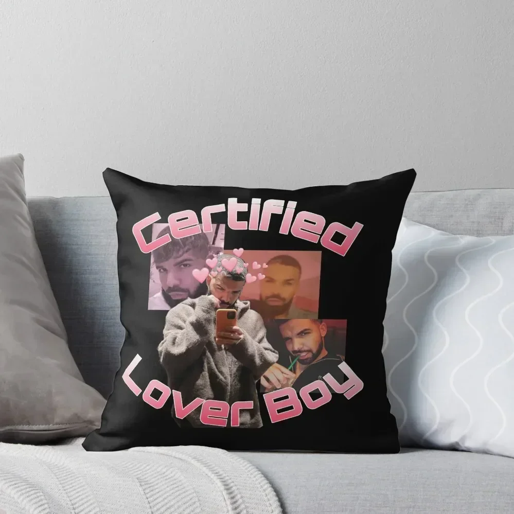 

Certified Lover Boy BBL Drake Throw Pillow Couch Pillows Decorative Cushion Cover sleeping pillows Luxury Pillow Cover pillow