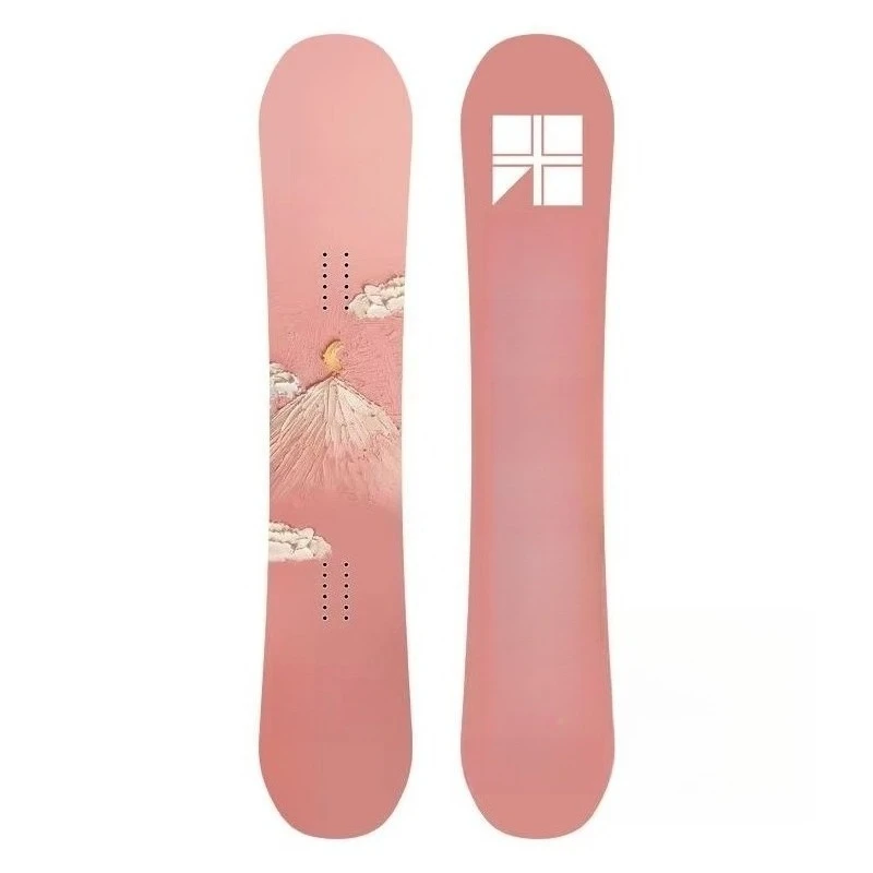 Freestyle Ski Board-145cm All Mountain Snowboard with Sintered Base and Wood Core