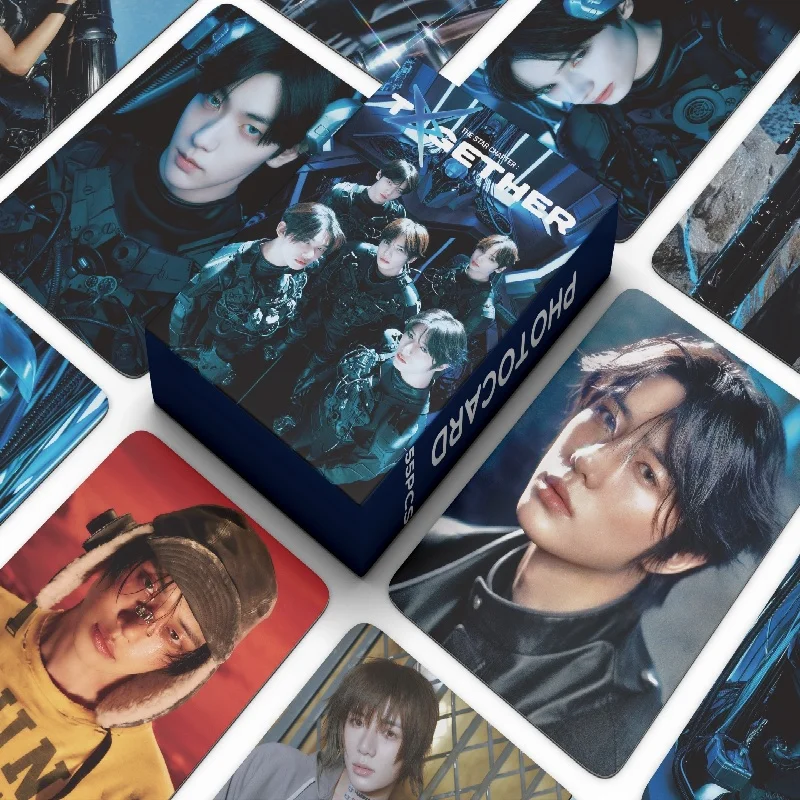 55 قطعة/المجموعة/المجموعة Kpop Idol TAEHYUN BEOMGYU ألبوم جديد لغة الحب HD Printd Lomo بطاقات HUENINGKAI SOOBIN YEONJUN بطاقات الصور المشجعين هدية #1