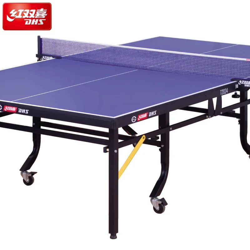 

DHS/Hongshuangxi T2024 Table Tennis Table Integral Folding Table Tennis Table Standard Professional Competition Table