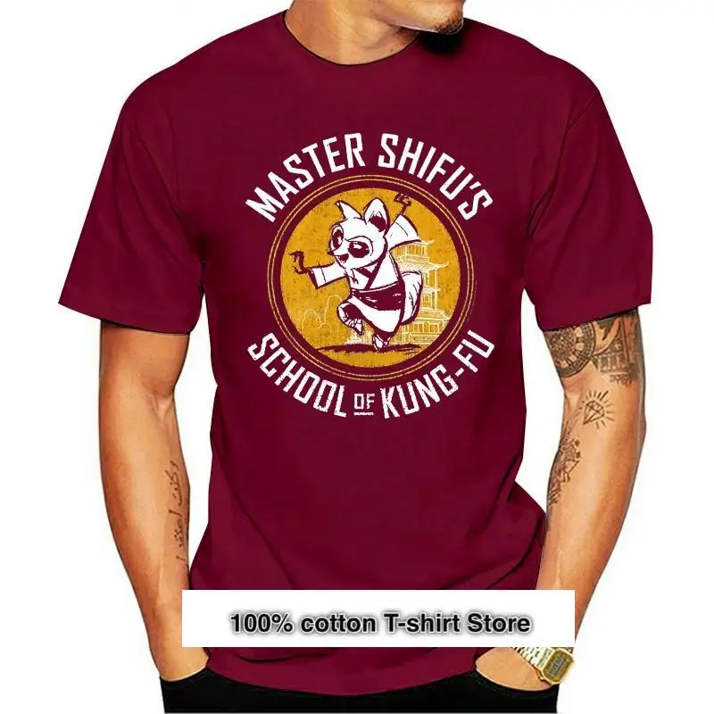 Camiseta divertida de moda para hombre, camisa de alta calidad de kung-fu, maestro Shifu, Escuela de kung-fu, novedad de 2024