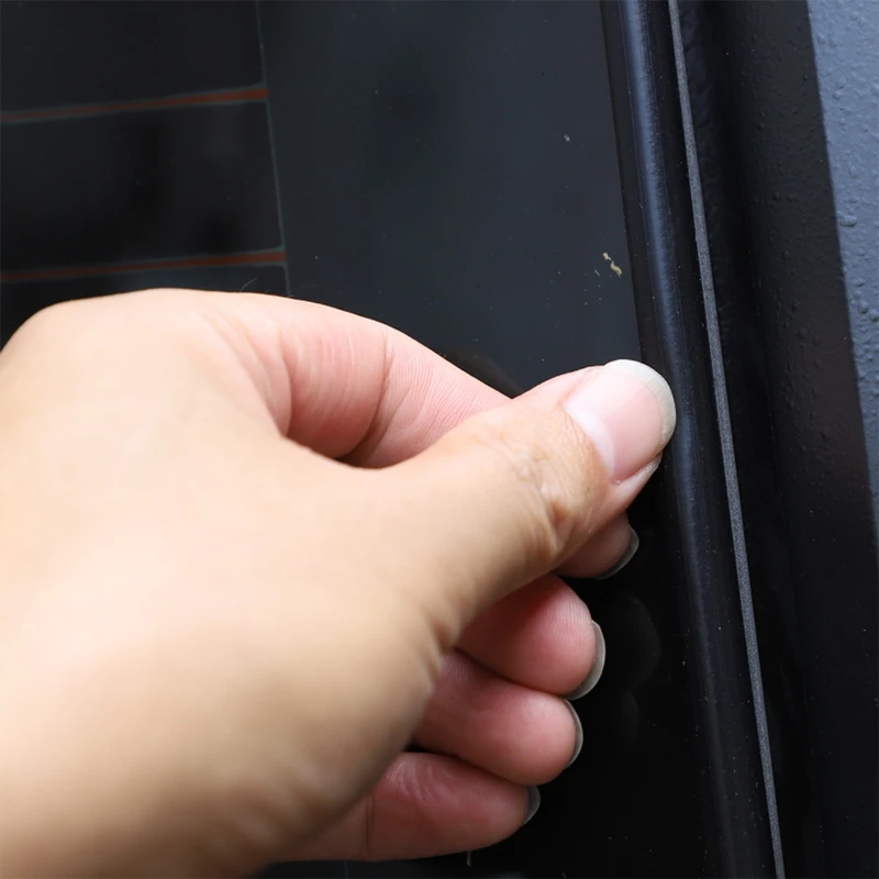 

Портативная уплотнительная лента для стекла задней двери для Jeep Wrangler JK JL 2007-2020, водонепроницаемая, пылезащитная, прочная