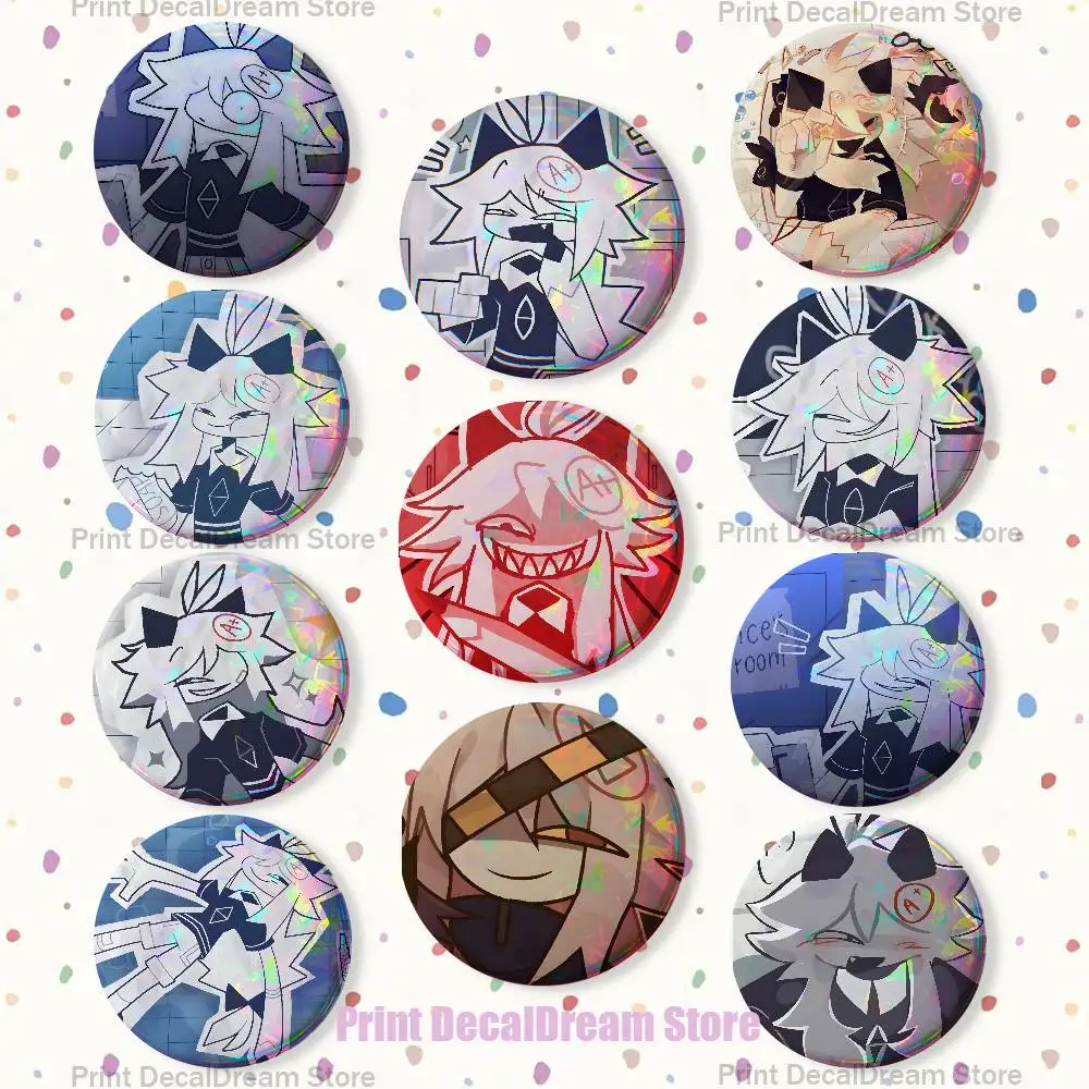 FPE F-Fundamental Paper E-Education O-Oliver 22mm,32mm,42mm,58mm,75mm Round Badge Brooch for Various Clothing Backpacks Gift