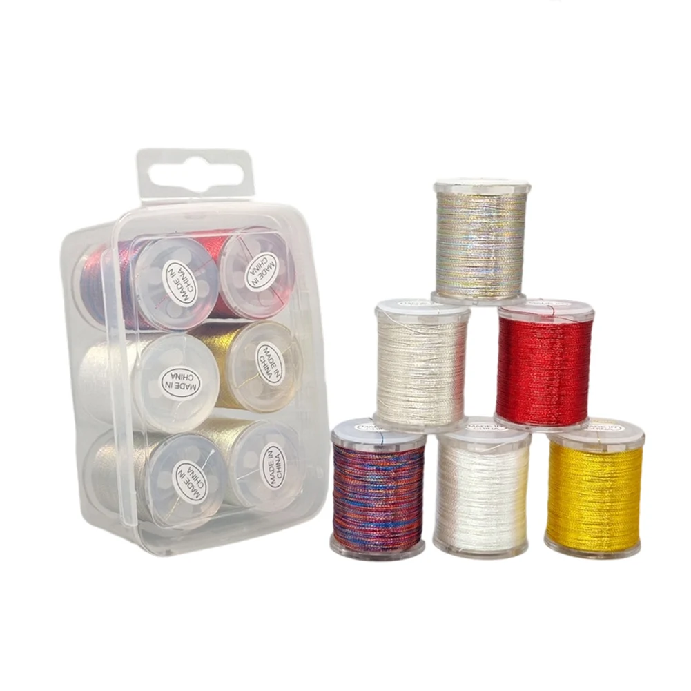 حوريات يطير هوك 150D مادة البوليستر كفاءة يطير ربط عقدة خالية تصميم 150D يطير ربط لوازم لخطافات الصيد