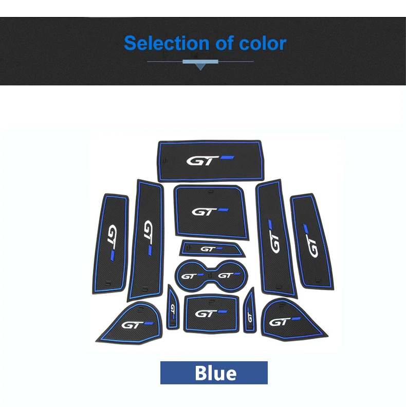 Für Peugeot 3008 5008 GT 2016 2017 2018 2019 2020 2021 2022 2023 Auto Tor Slot Tasse Matte Tür Nicht-slip Gummi 3D Zubehör – Detail 5