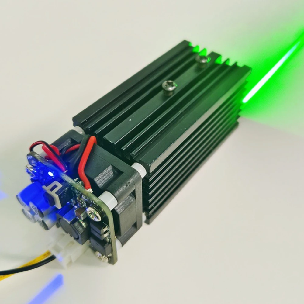 Adjustable 520nm 300mw Line Green Laser Module Warning Laser light