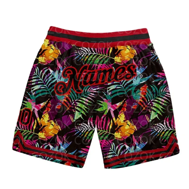 Custom Complex printing Authentic Basketball Shorts 3D Printed Men Shorts Your Name Mumber Quick Drying Beach Shorts