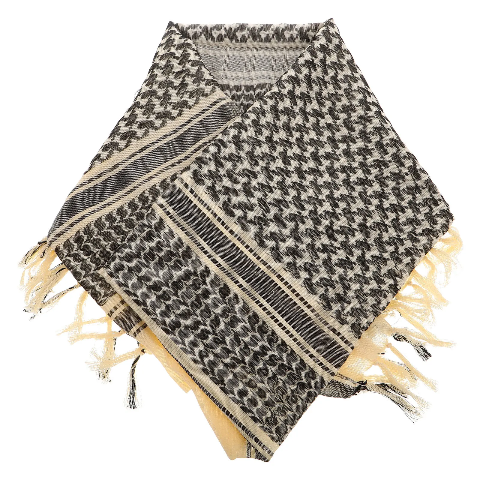 

1pc Thickened Scarf For Men Winter Warm Cotton Neck Gaiter Multi-Functional Arab Style Headwrap Outdoor