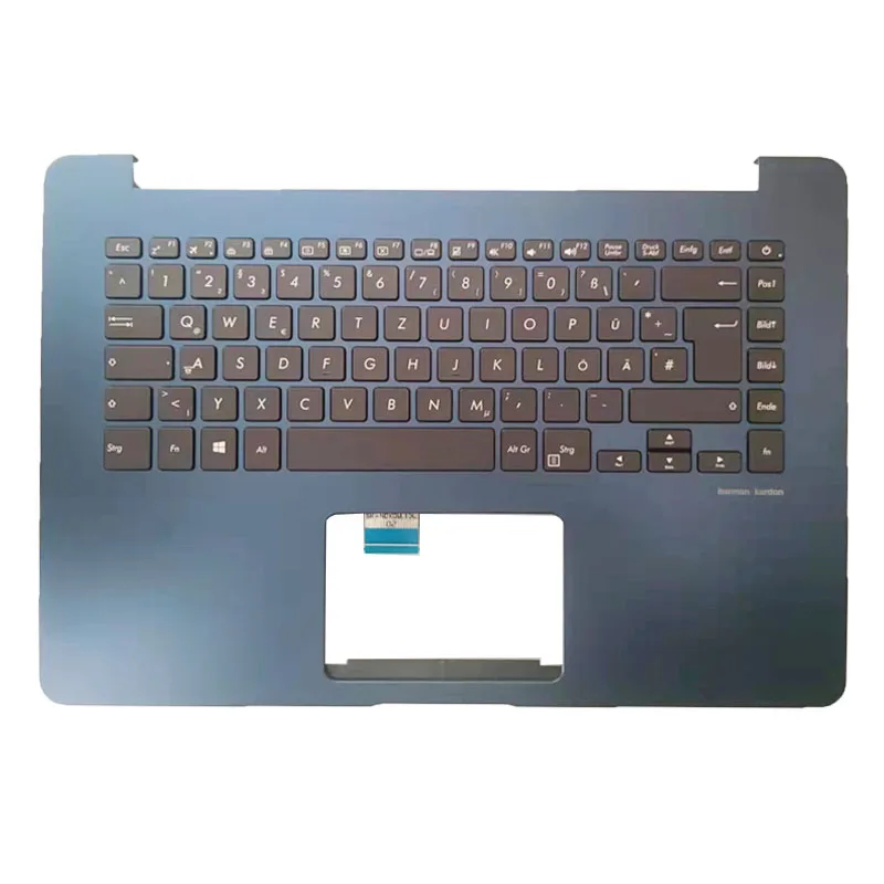 

New Backlit keyboard with palmrest For ASUS ZenBook UX530 UX530UX UX550VD Blue Gray