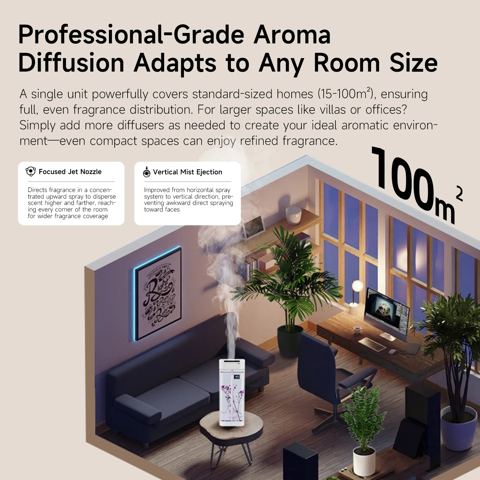 Ricarica di oli essenziali di grande capacità da 230 ml per diffusore di aromi, fragranza di lavanda Gardenia a lunga durata per uso domestico e in hotel