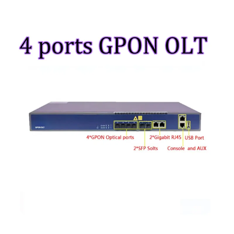 VSOL V1600G0 GPON OLT 4PON ports 8PON ports GPON OLT uplink compatible ONU ONT 1G 10G Free Shipping