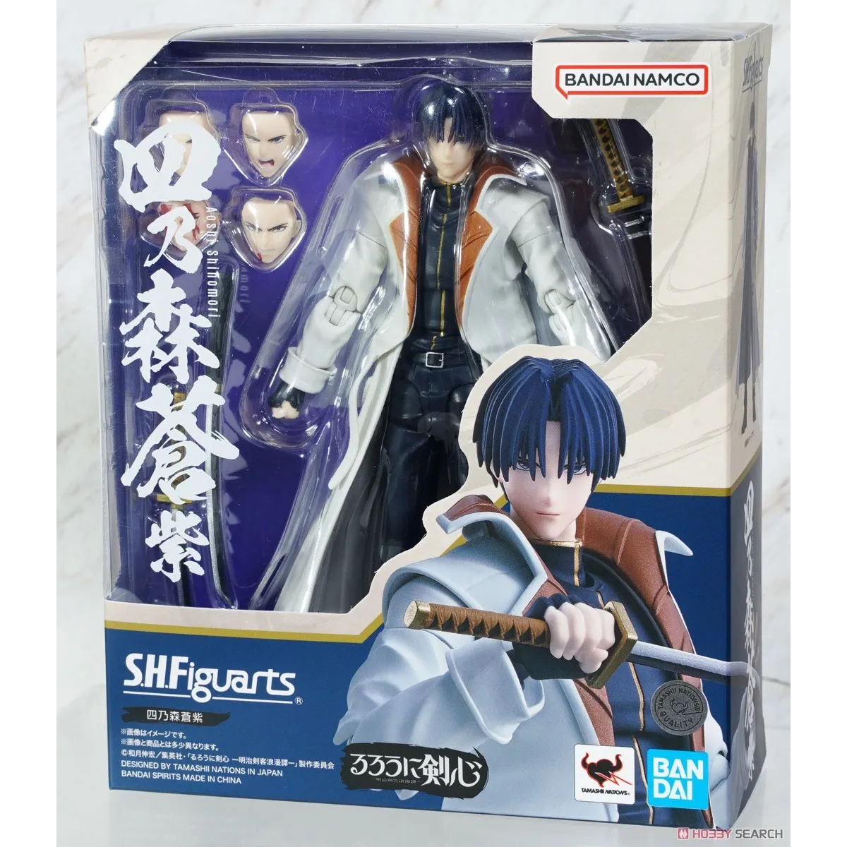 Bandai SHF Ronin Swordsman Meiji Swordsman Romantic Tan Four Is Mori Grey Purple in Stock