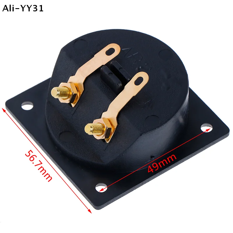 【Zy】Car Stereo Speaker Box Terminal Round Spring Cup Connector Subwoofer Plug