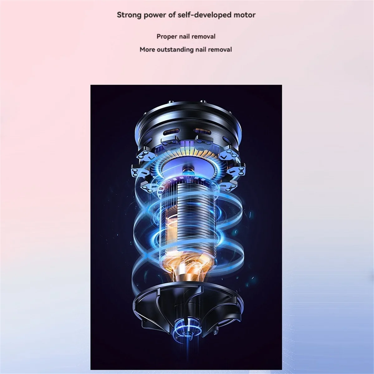 FZFZ Portable Electric Nail File, Cordless Nail Drill with Light for Acrylic, Gel Nails, Personal Polish Manicure Green