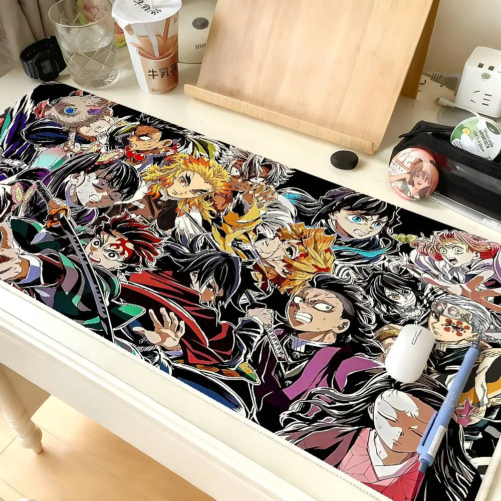 

Anime-D-de MonS-S-slayerS Cool Mouse Pad Computer Mat Deskpad Laptop Keyboard Mat Office Large Landscape Mousepad