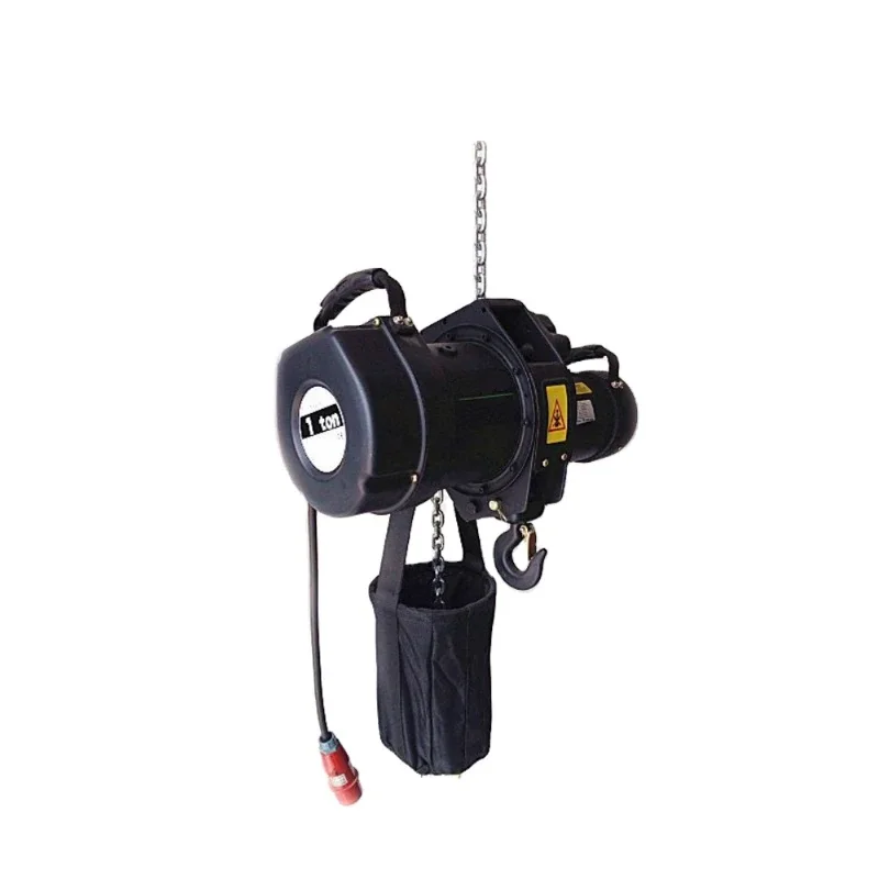 China Manufacturer price 1 ton stage electric chain hoist