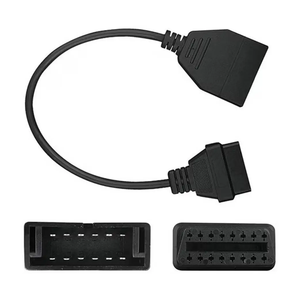 

OBD1 To OBD2 GM Adapter Cable, OBD1 Scanner Code Reader Extension Pin 16 12 To Connector Pin Diagnostic Replacement Tool, Z9C3
