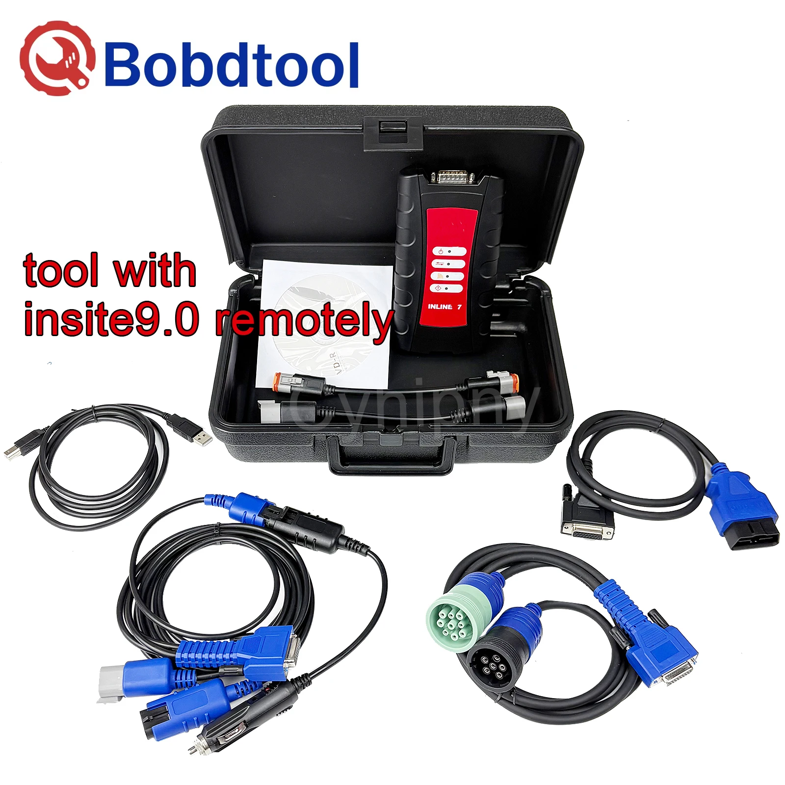 

Высококачественный адаптер данных INLINE 7 для диагностического инструмента Cummins Truck с программным обеспечением Cummins Insite 9.0