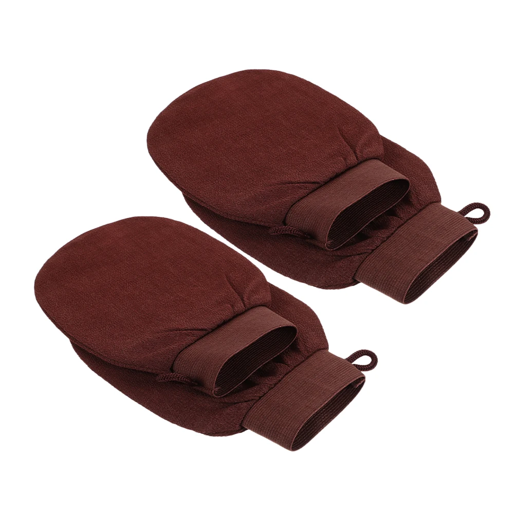 

4pcs Color Exfoliating Shower Gloves Bath Scrubbers Dead Skin Body Exfoliator Glove Remover Waterproof Body Cleansing Mitts