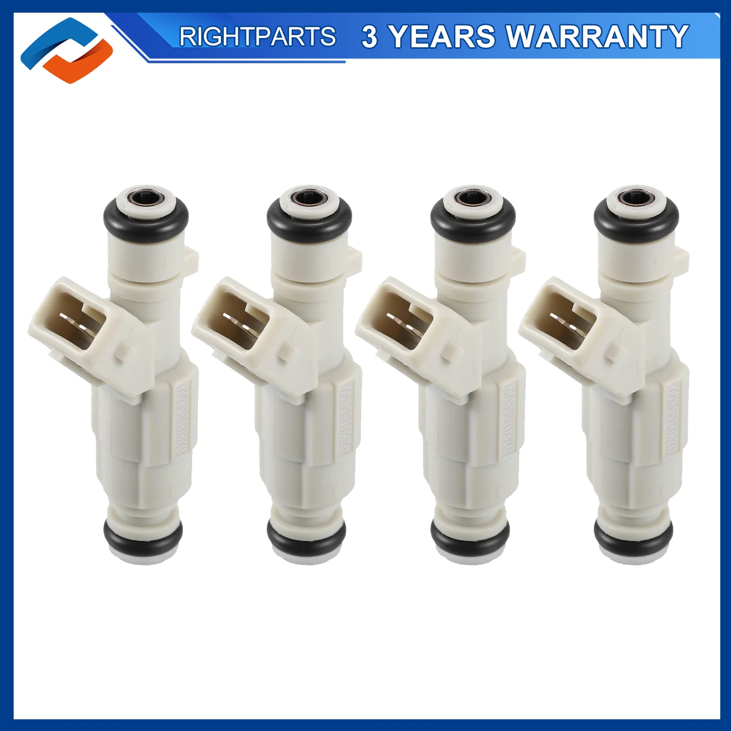 

4PCS 0280155809 New Fuel Injectors For Peugeot 306 1.8L 1998 1999 2000 2001 2002 0 280 155 809