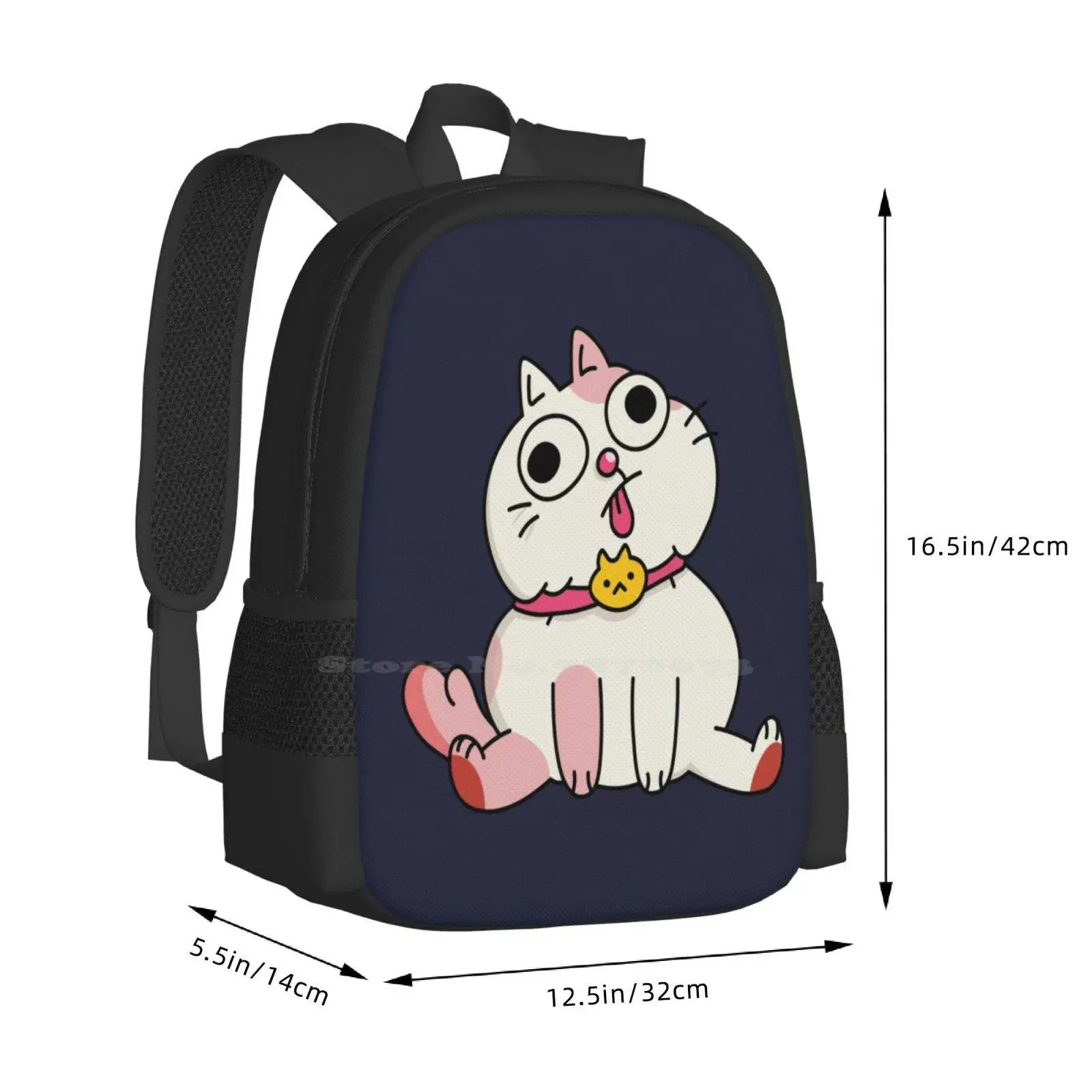 Sac à Dos avec Motif de Chat, Souris, Fromage, Dessin Animé, pour Garçon et Fille