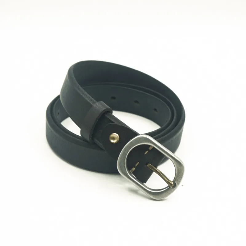 

3CM Man Genuine Leather Wide Thick Steel Handmade Retro Belt Women Versatile Casual Top Layer Pure Cowhide Belts Unisex