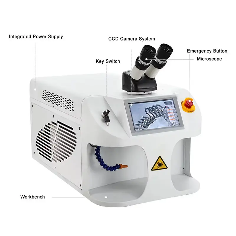 New Yag Laser Welding Machine100W 200W Gold Silver Jewelry Repairing Machine Jewelry Chain Laser Welding Machine Welders