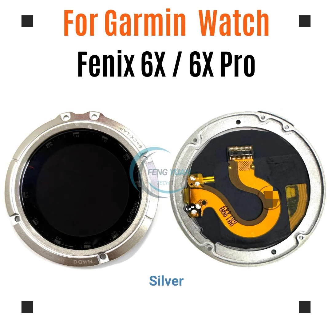 LCD-Display-Ersatzbildschirm für Garmin Fenix 6X Fenix 6X Pro Uhr Reparaturteile – Detail 2