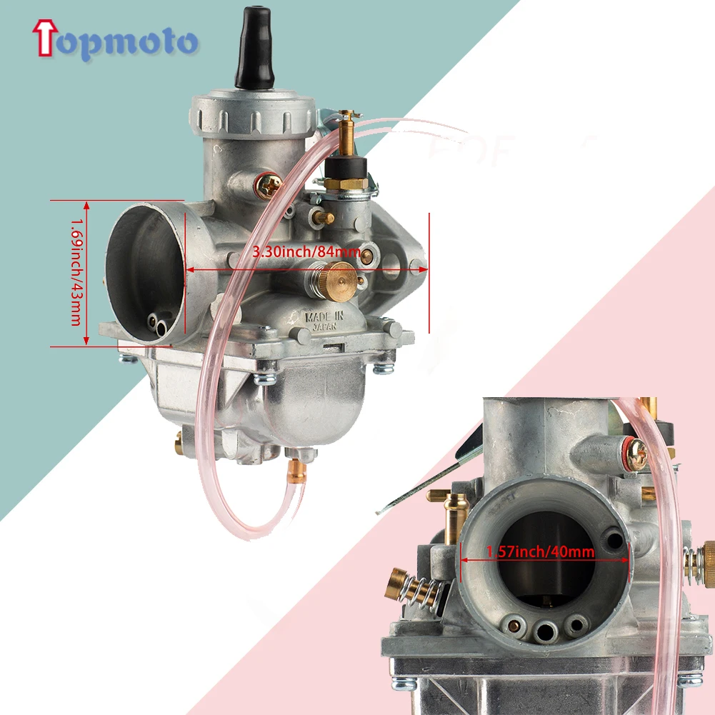 Motorcycle Carburetor For Suzuki 125cc TS125 TS 125 125N TC125 DS125 TS100 DS100 For 2 Stroke Single Cylinder 65-125cc Motocross