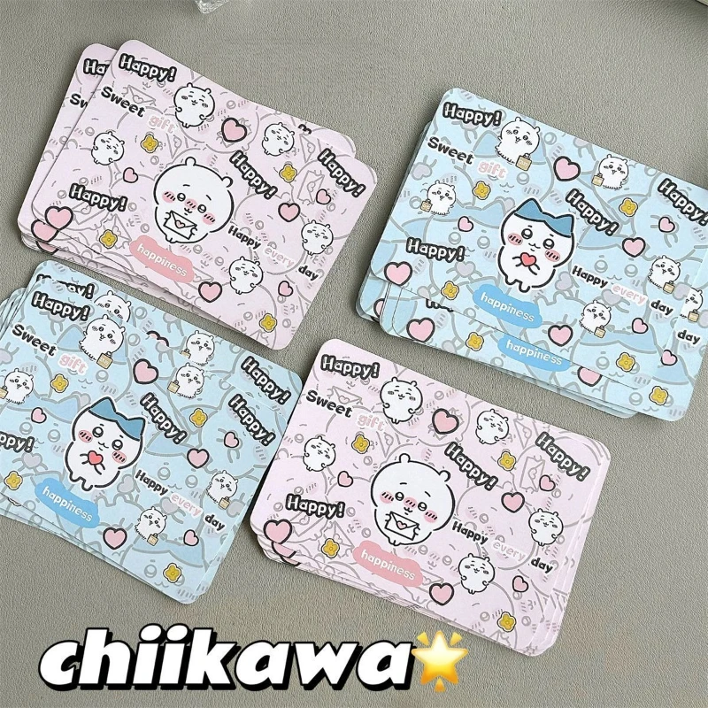 Anime Cartoon Kawaii Chiikawa Greeting Card Commemorate Record Leave A Message Bless Write Decorate Clear Pattern Practical New