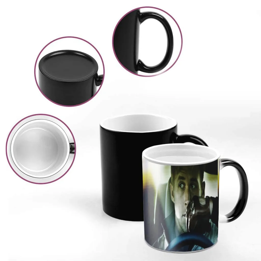 Ryan Gosling Tea Coffee Mugs  Thermal Color-changing Cups Milk Cup Wedding Gifts