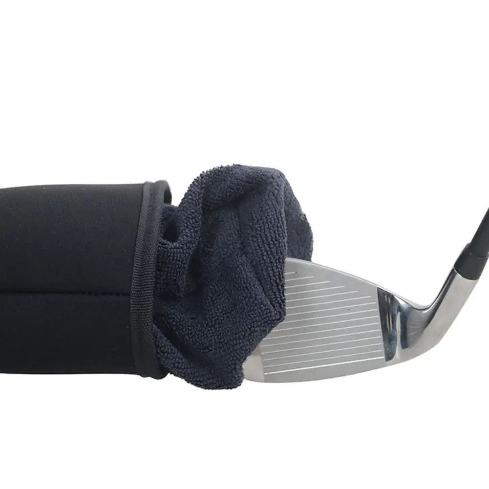 Golf Gear Wet Dry Compartment Golf Ball Wash Bag Golf Club Ball Bag with Waterproof Pouch Removable Clip Ball for Practice