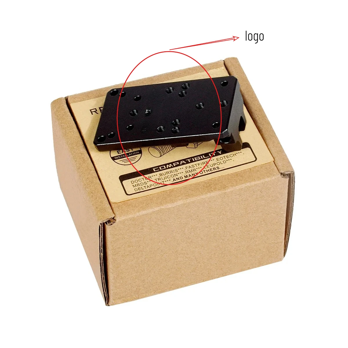 Tactical Red Dot Sight Mount Plate Universal Fit RM SR SURF Scope Mount Adapter For Gl**k - view 6