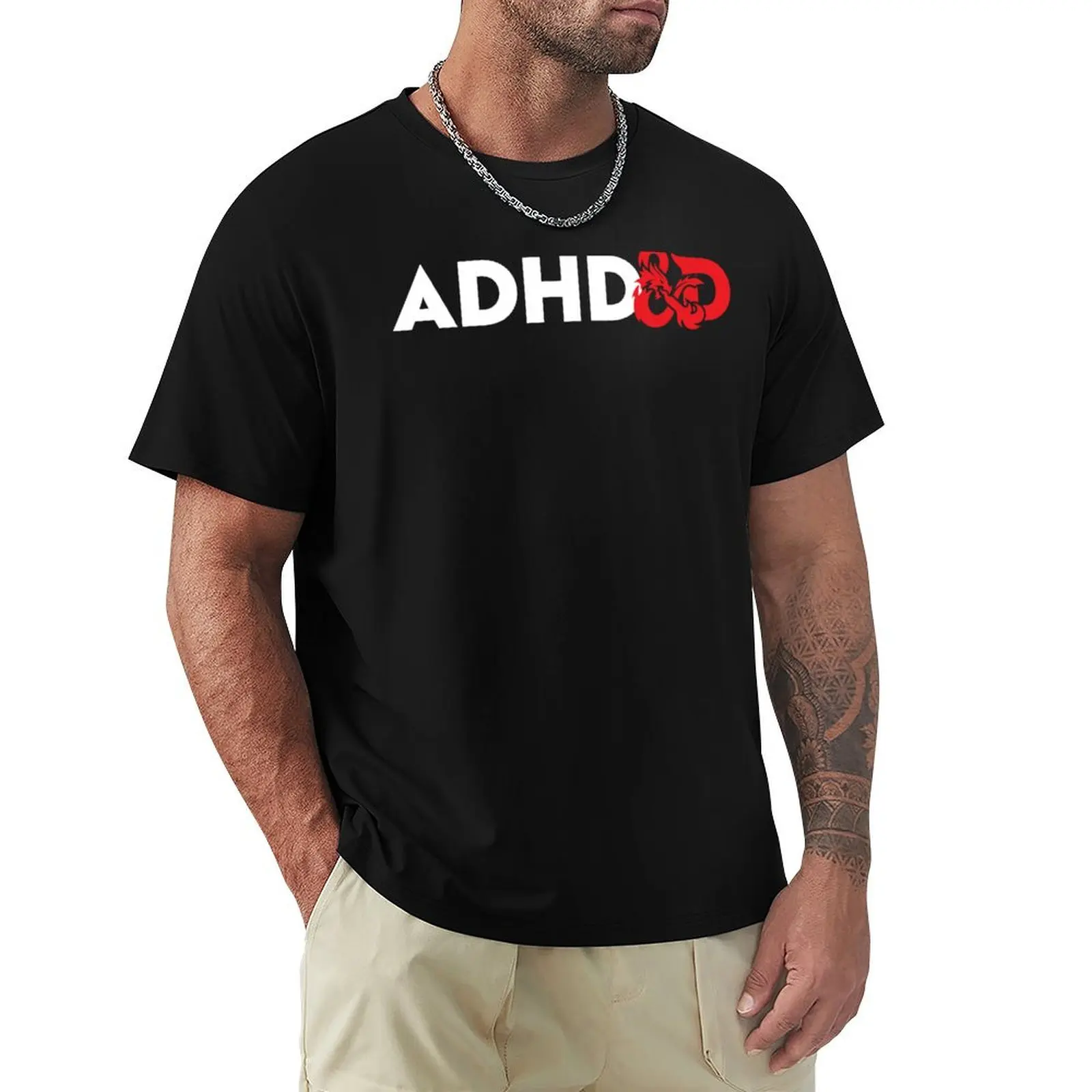 

ADHD&D Logo T-Shirt animal prinfor boys sublime outfits for men
