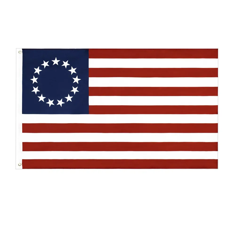 1Pcs Vibrant American Flag Garden Flag Polyester Outdoor Indoor Decorative Banner for Independence Day Yard Lawn Porch Patio