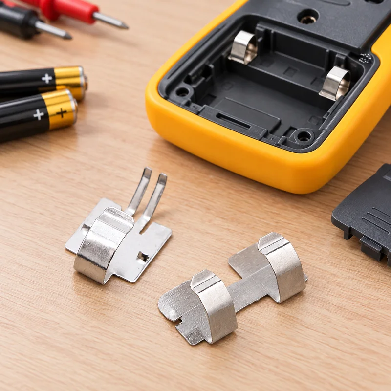 Multimeter Battery Spring Contact Shrapnel Replacement Parts For 101 106 107 Digital Multimeter 302+ 303 305 324 Clamp Meter