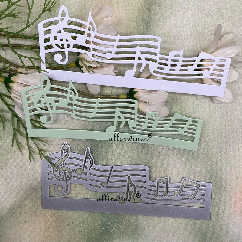 

New Music note frame DIY Craft Metal Cutting Die Scrapbook Embossed Paper Card Album Craft Template Stencil Dies