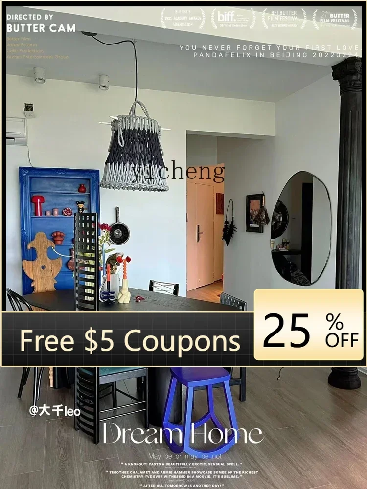 

ZZ Mid-Ancient Dining Table Solid Wood Retro Silent Black Household Dining Table Log