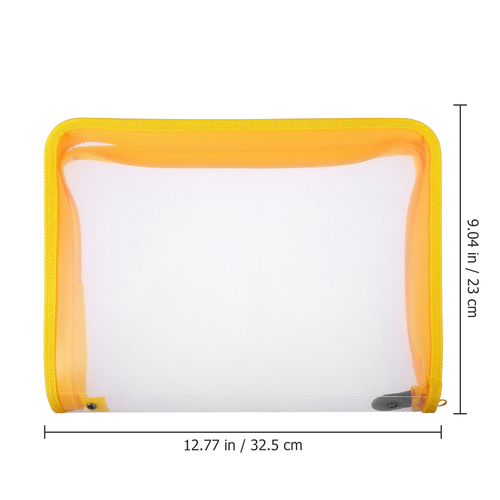 

1Pcs Transparent Zipper File Bag A4 Document Folder Document Organizer Office Home Storage Pouch File Bag