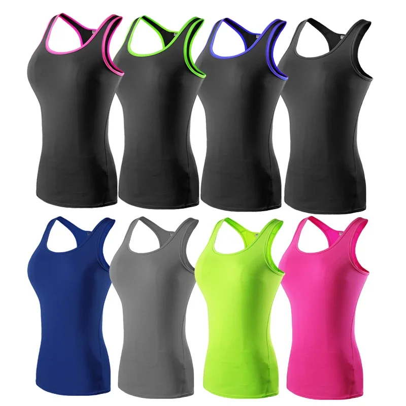 

Women Sport tank Tops For Gym Vest Top Fitness Sleeveless T Shirt Sports Wear tank top Clothes Gym Vest Running workout