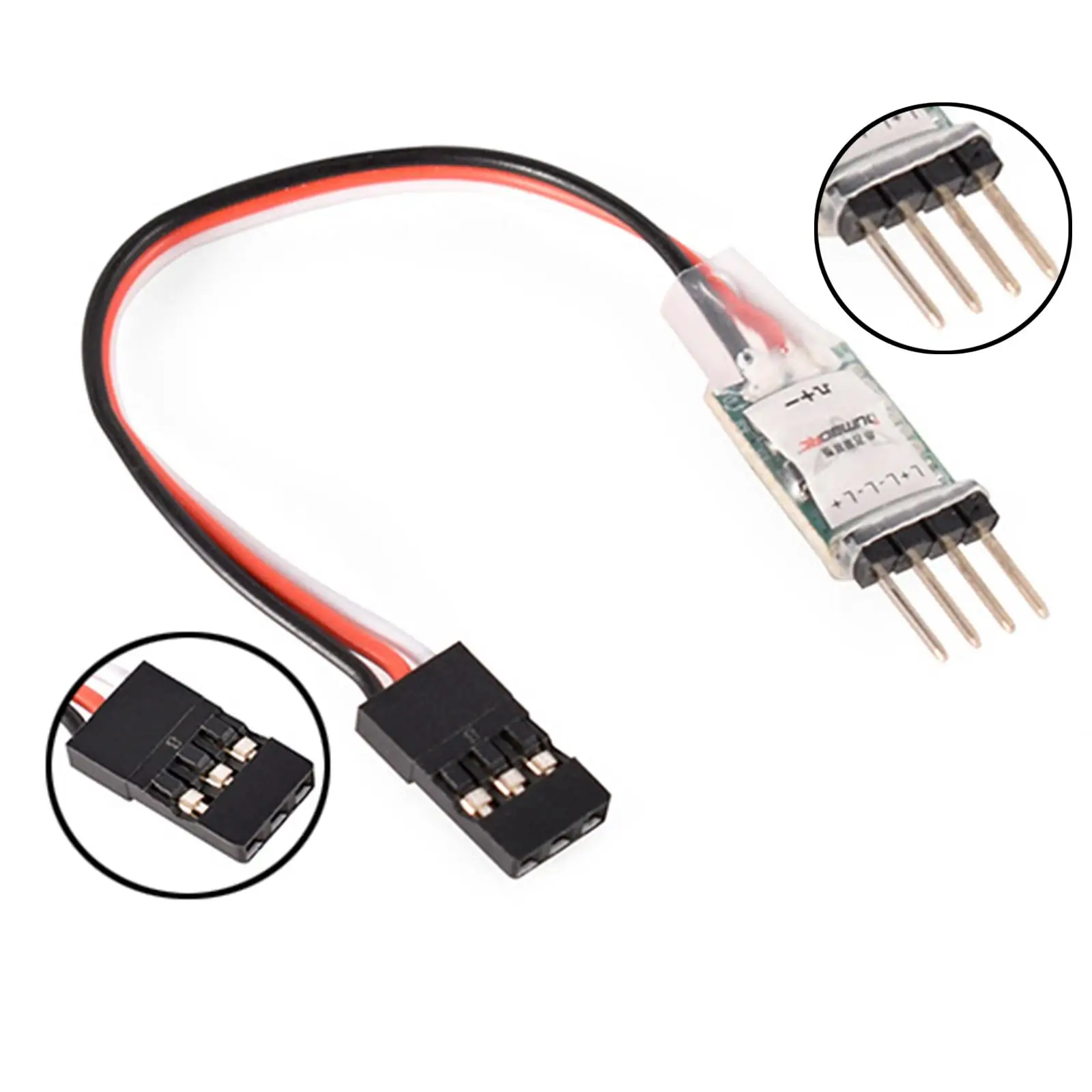 6xRC 자동차 조명 제어 스위치 RC LED 조명 컨트롤러 RC 자동차 트럭 크롤러 JR 듀퐁 헤드용