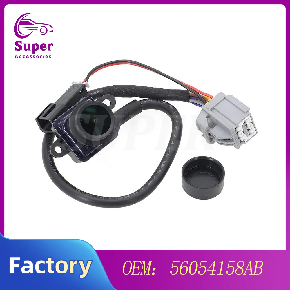 Backup Camera Reversing Camera Rear View Camera 56054158AB Clear Image IP68 Waterproof Replacement for JOURNEY 2011‑2020