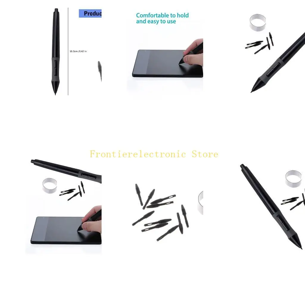 G8DB PEN68 Digital Styluses with 5 Pen Tip Ensures Consistent Performances for PEN68D GT156HD GT156HD-V2 GT191