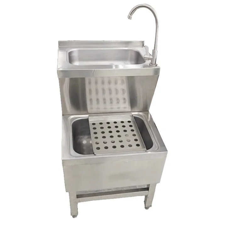 DSA stainless steel sink for commercial kitchens, stainless steel sink with filter mesh, stainless steel sink