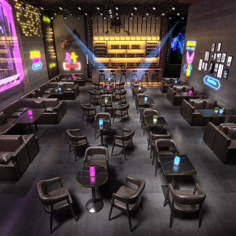 Bar, table and chair combination, clear bar, barbecue restaurant, music bar, coffee shop, sofa