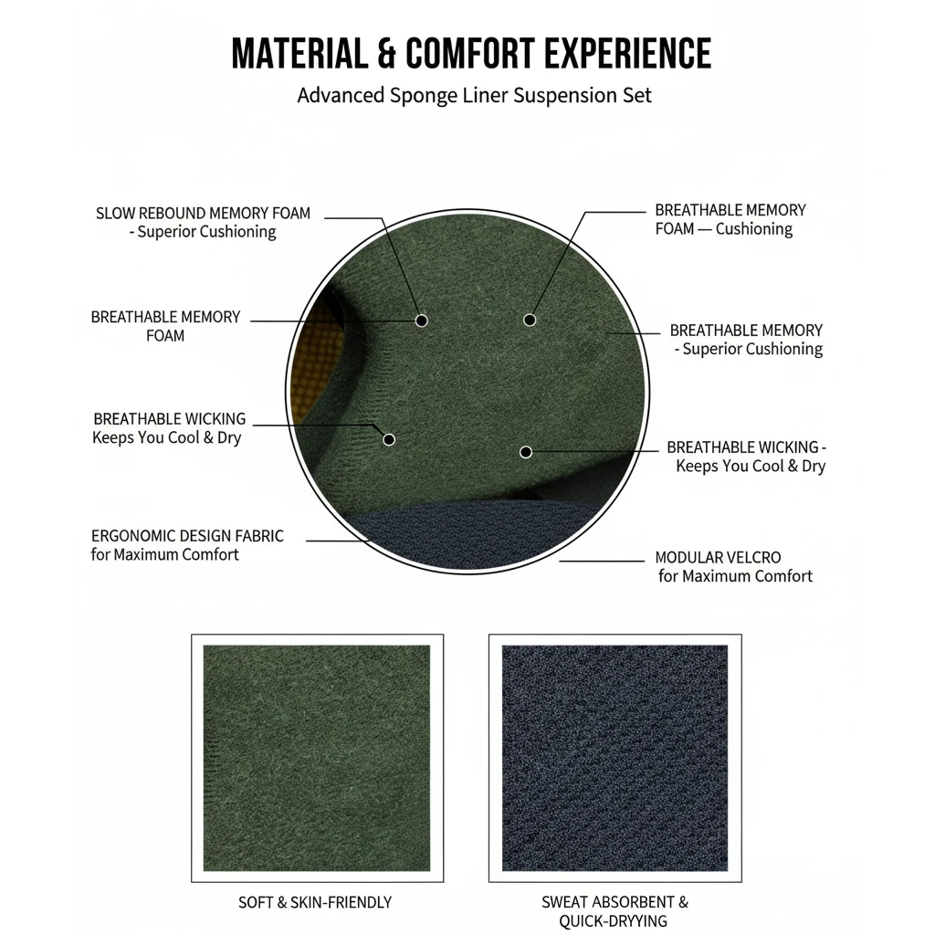 ل VULPO خوذة تكتيكية Gen 3 وسادة رغوة الذاكرة Airsoft خوذة وسادة واقية داخلية لملحقات خوذة MICH ACH MTEK السريعة