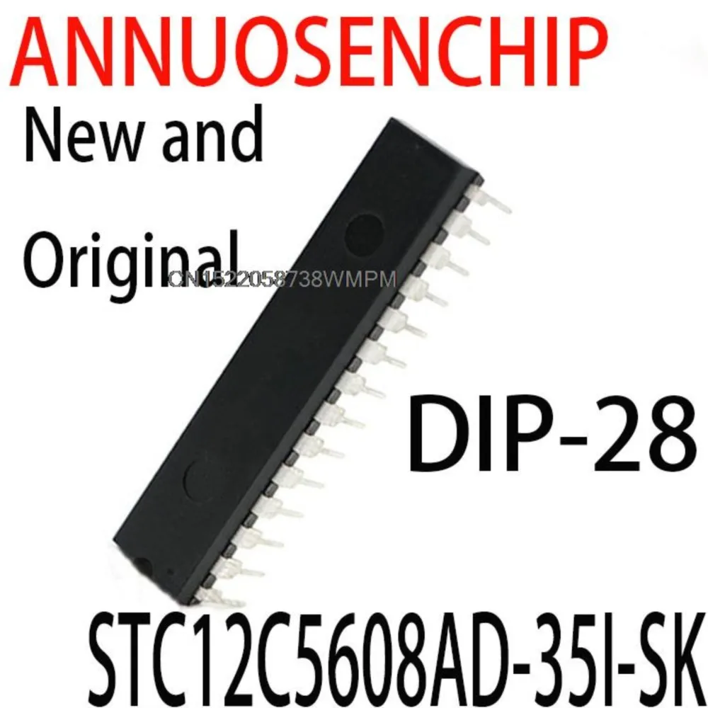 10PCS/lot New and Original DIP28 STC12C5608AD STC12C5608 12C5608AD DIP28 STC12C5608AD-35I-SK