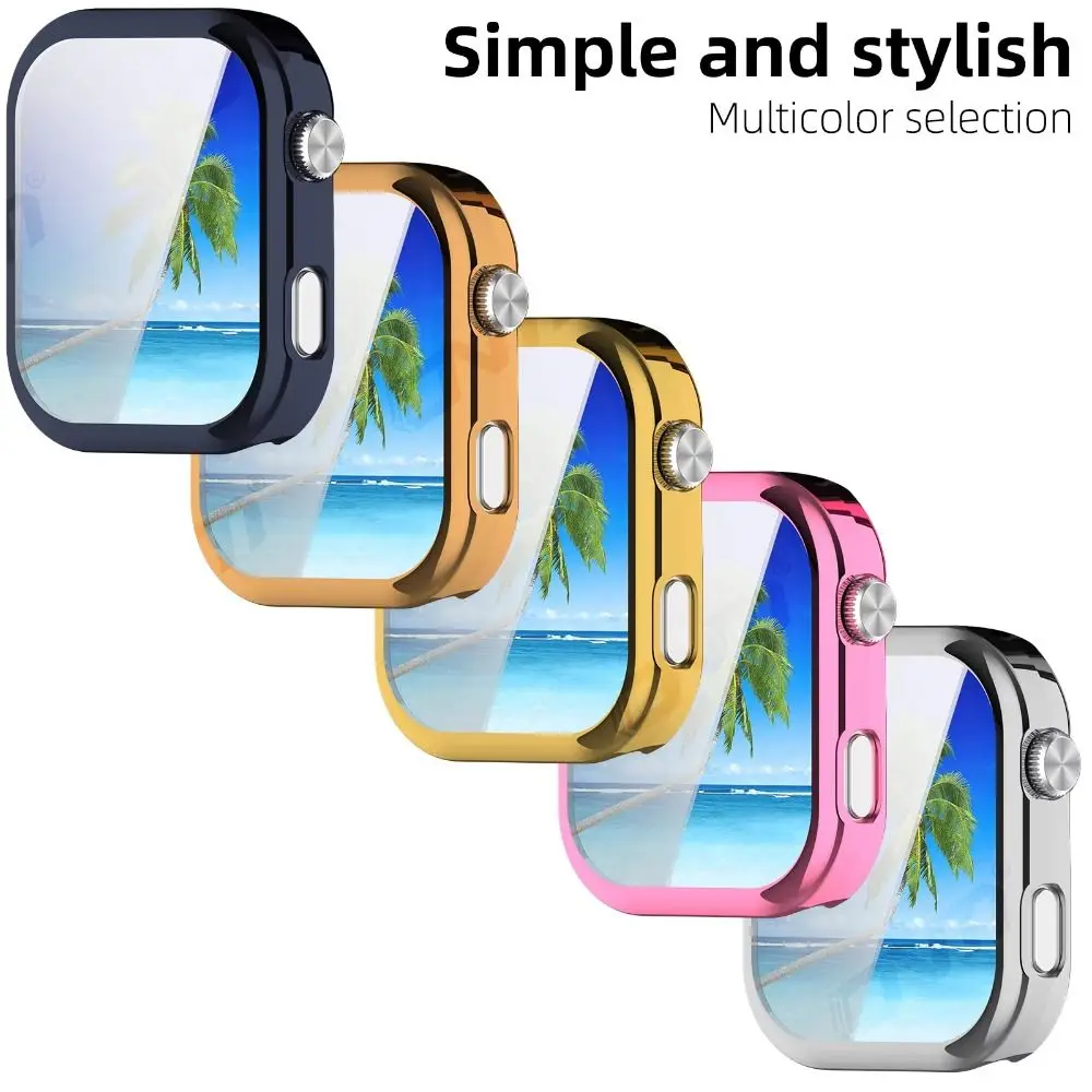 TPU Protective Case Anti-scratch Shockproof Screen Protector Full Cover Watch Shell for Redmi Watch 6 Smart Watch Accessories